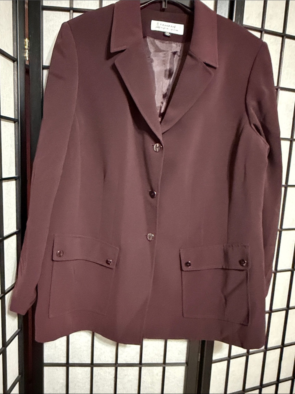 Tahari Women's Plum Blazer Jacket, 14W